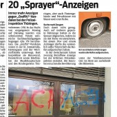 „Graffiti-Vandalen“ wurden ausgeforscht