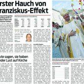 Kirchenaustritte gehen leicht zurück