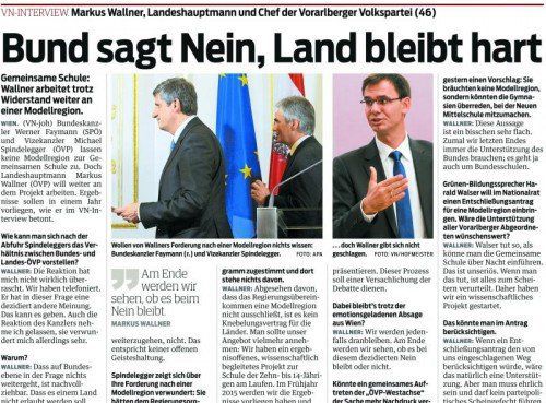 VN-Bericht vom 9. Jänner 2014.