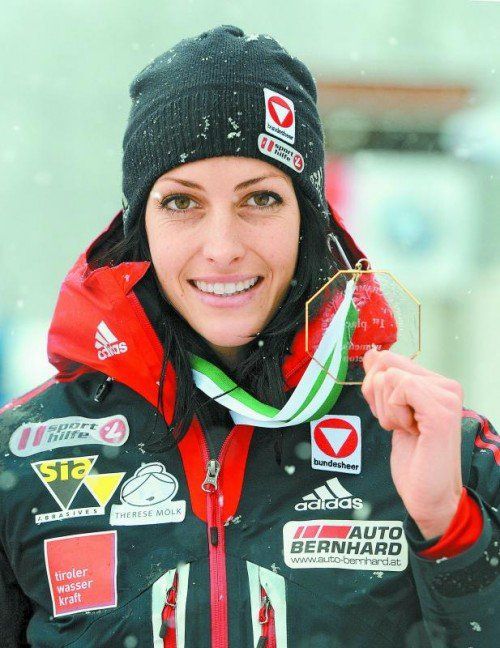 WM-Silber bedeutete EM-Gold: Janine Flock. Foto: gepa