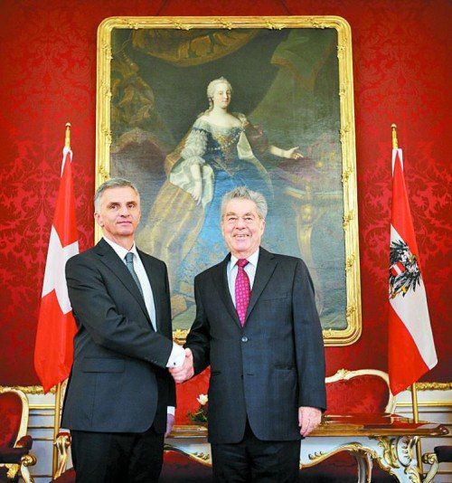 Wollen Westbalkan stärken: Burkhalter (l.) und Fischer. Foto: ApA