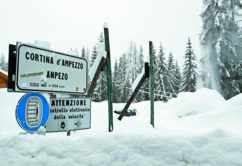 Zu viel Schnee störte die Damen in Cortina beim Skifahren. Foto: gepa