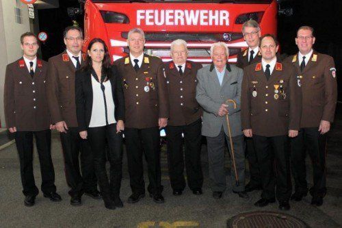 60 Jahre Feuerwehr: Xaver Seeberger (l.) und Jakob Netzer.