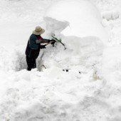Japan im Schneechaos