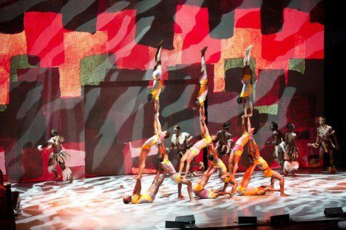 „Afrika! Afrika!“ in Bregenz: artistisches Können und das künstlerische Konzept begeistern. Foto: Steurer