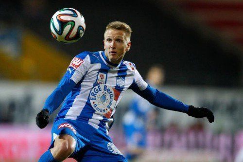Das Führungstor von Matthias Koch nützte Wr. Neustadt nichts, die Niederösterreicher verloren in Ried 1:2. Foto: gepa