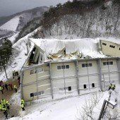 Halleneinsturz in Südkorea