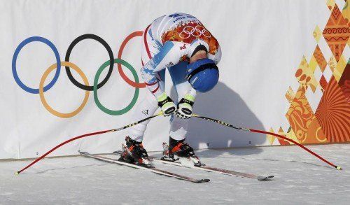 Ein Bild mit Symbolkraft: Für Romed Baumann und die anderen ÖSV-Starter lief bei der Kombination alles schief. Foto: Reuters