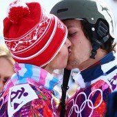Liebesgrüße aus Sotschi: ein Ehepaar im olympischen Medaillenglück