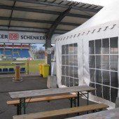 Zusätzlicher Service für die Fans