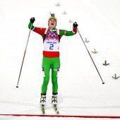 Darja Domratschewa ist „Miss Biathlon“