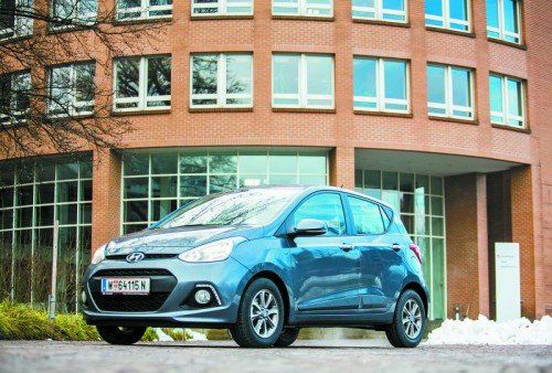 Hyundai hat das Profil des i10 nachgeschärft. So macht der kleine Koreaner jetzt einen richtig frischen Eindruck. Fotos: vn/steurer