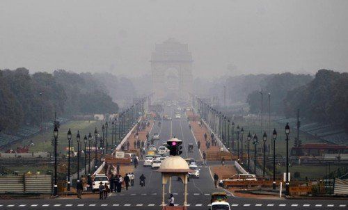 In Indien kam das Verschmutzungs-Kontrollkomitee Delhis sogar an der Mehrzahl der Jänner-Tage auf diese dramatischen Werte.  Foto: AP