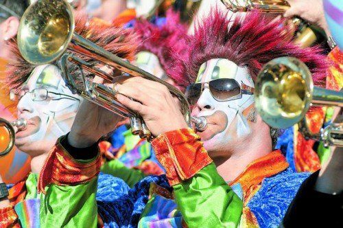 Jubel, Trubel, Heiterkeit: So sollte es im Fasching eigentlich sein – beim Hohenemser Umzug ging es allerdings weniger lustig zur Sache.