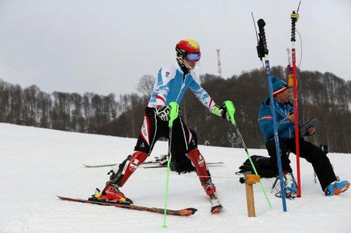 Marcel Hirscher beim Slalomtraining, sehr optimistisch gibt sich das ÖSV-Ass aber nicht. Foto: ap
