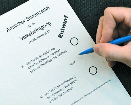 Nicht der Bürger, der Nationalrat entscheidet. Foto: APA