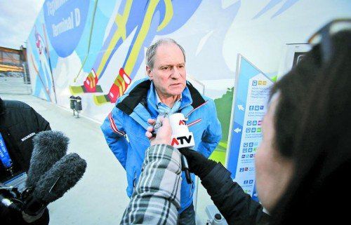 Peter Mennel: Die Athleten können sich sicher fühlen. Foto: ap