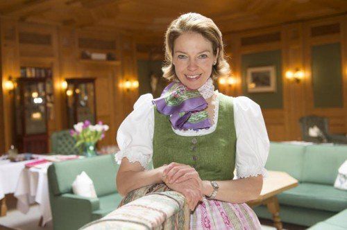 Postwirtin Sandra Moosbrugger in ihrem Element.             Foto: Stiplovsek 