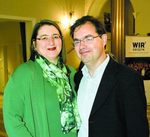 Premierengäste: Ingeborg Künz und Felix Garayo.