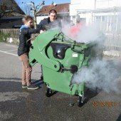 Stefan (15) machte seiner Feuerwehr Ehre