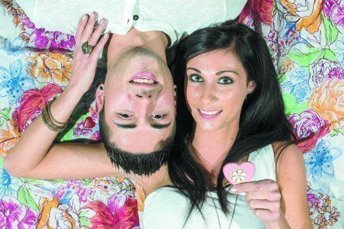 Vize-Miss Pilar und Freund Daniel zelebrieren den Valentinstag: Heute Abend gibt es ein romantisches Dinner. Foto: VN/Steurer