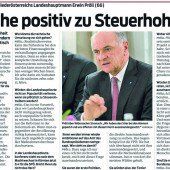 Steuerhoheit gefordert