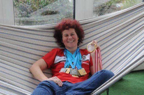 33 Medaillen sammelte Susanne Sohm-Armellini im Lauf ihrer Karriere bei Welt- und Europameisterschaften.