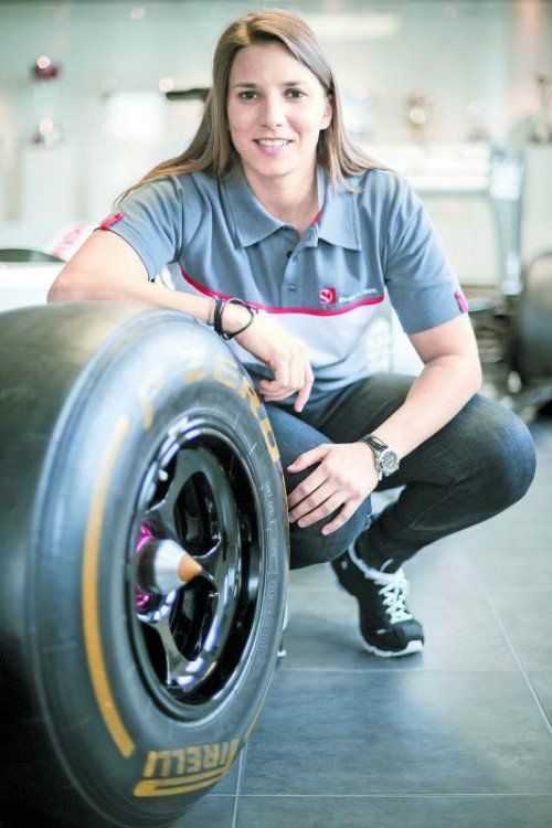 Arbeitet bei Sauber an der Superlizenz: Simona de Silvestro. Foto: apa