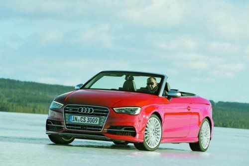 Audi S3 Cabrio: Kein anderer Hersteller bietet ein Kompakt-Cabrio mit Allradantrieb und 300 PS Leistung. Fotos: Werk