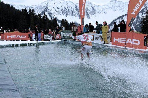 Auf die Teilnehmer wartet am Schluss noch das Wasser . . . Foto: privat