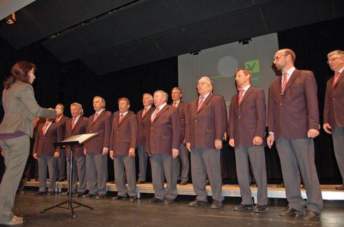 Auftritt bei der gestrigen Versammlung des Chorverbandes. Foto: HM