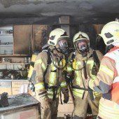 Überhitzte Herdplatten hielten Feuerwehren in Atem(schutz)