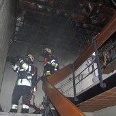 Brand in Wohnanlage