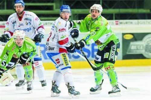 Christian Haidinger (l.) und Philip Putnik blasen gegen Neumarkt in Feldkirch zur Revanche. Foto: stiplovsek