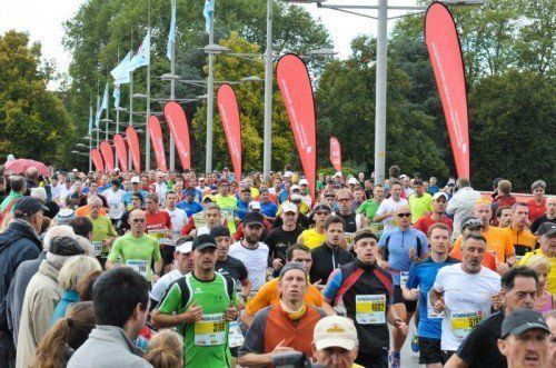 Das Anmeldeportal für den 8. Sparkasse Marathon am 5. Oktober ist geöffnet. Bis dato haben sich 880 Läufer angemeldet. Foto: Veranstalter