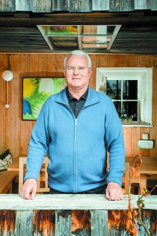 Der ehemalige Bürgermeister und Schubertiade-Förderer Jakob Franz Greber kehrte zu seinen bäuerlichen Wurzeln zurück. Foto: VN/Steurer