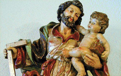 Der Heilige Josef ist der Schutzpatron Vorarlbergs. Kath.-Kirche Vbg.