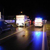 Von Lkw erfasst und lebensgefährlich verletzt