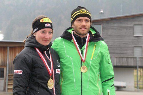 Die Landesmeister Ramona Düringer und Martin Sutter. Foto: VSV