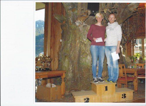 Die Masters-Landesmeister Karin Lang und Stefan Mangard. Privat