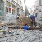 Sperre in der Kirchstraße