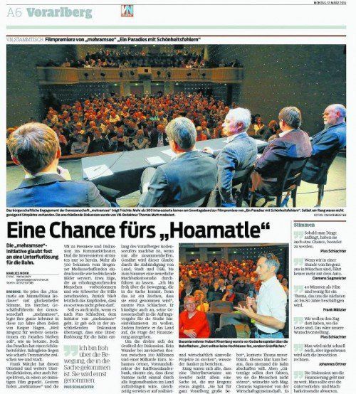 Die VN berichteten am 17. März 2014.