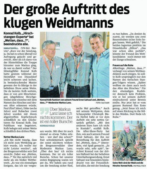 Die VN berichteten am 24. Februar 2014.