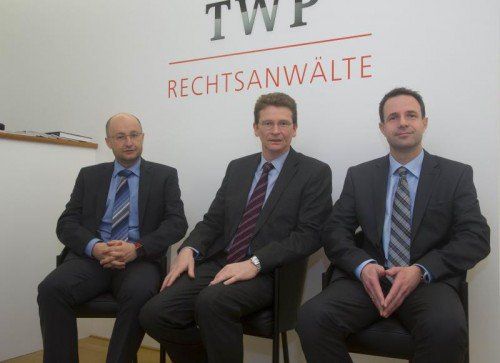 Dr. Alexander Wittwer, Dr. Viktor Thurnher, Mag. Lukas Pfefferkorn – die Gesellschafter der Kanzlei.  VN/Paulitsch