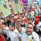 Erster Endspurt für Wahlkämpfer in Indonesien