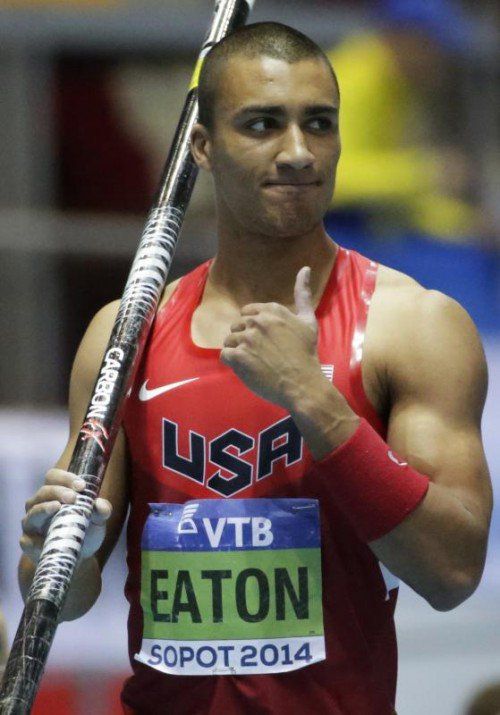Ein starker Ashton Eaton blieb nur knapp über seinem Weltrekord. ap
