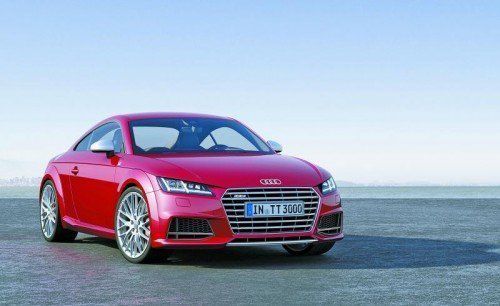Evolution: Das charakteristische Design-Layout des Audi TT wurde behutsam aktualisiert. Fotos: Werk
