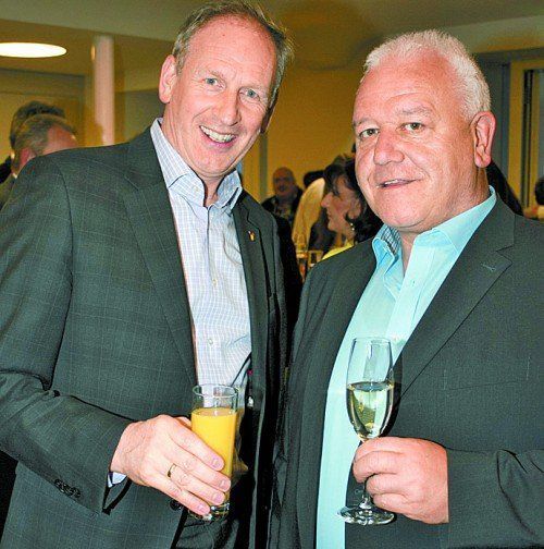 GF Loek Versluis (McDonald’s) und Johannes Amann (r.).