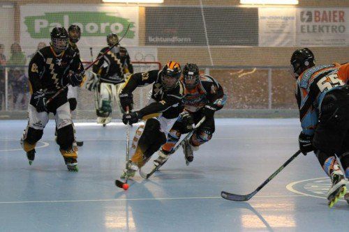 Inlinehockey Schweizer Nationalliga B 2013, Best of three, IHC Wolfurt Walkers - SHC Rossemaison II in Wolfurt, Christian Fischer 61 IHC Wolfurt Walkers