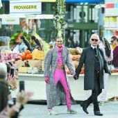 Karl Lagerfeld lud zum Luxus-Shopping